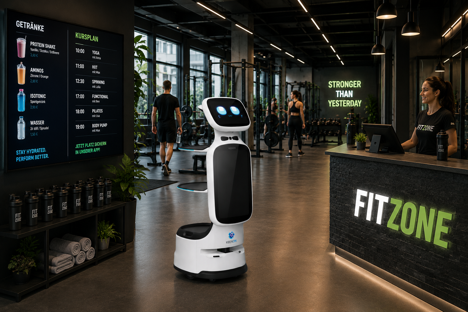 Fitnessstudio-Keenon-Dinerbot-T11
