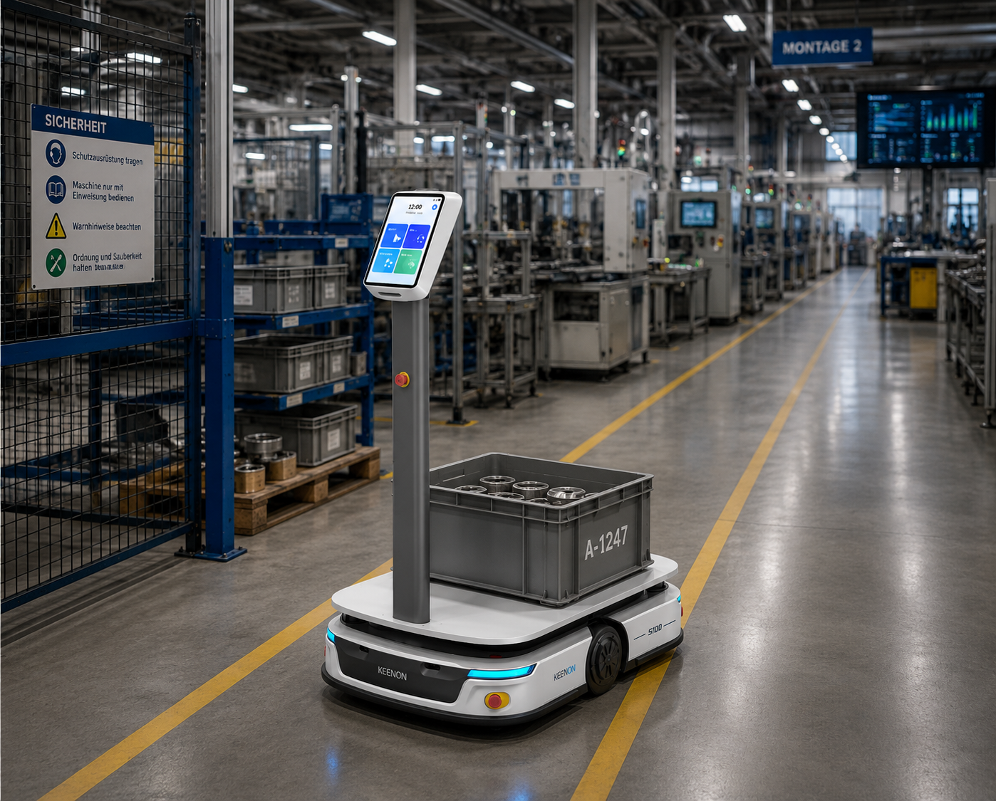 Industrie-Fertigung-Keenon-Schwerlastroboter S100