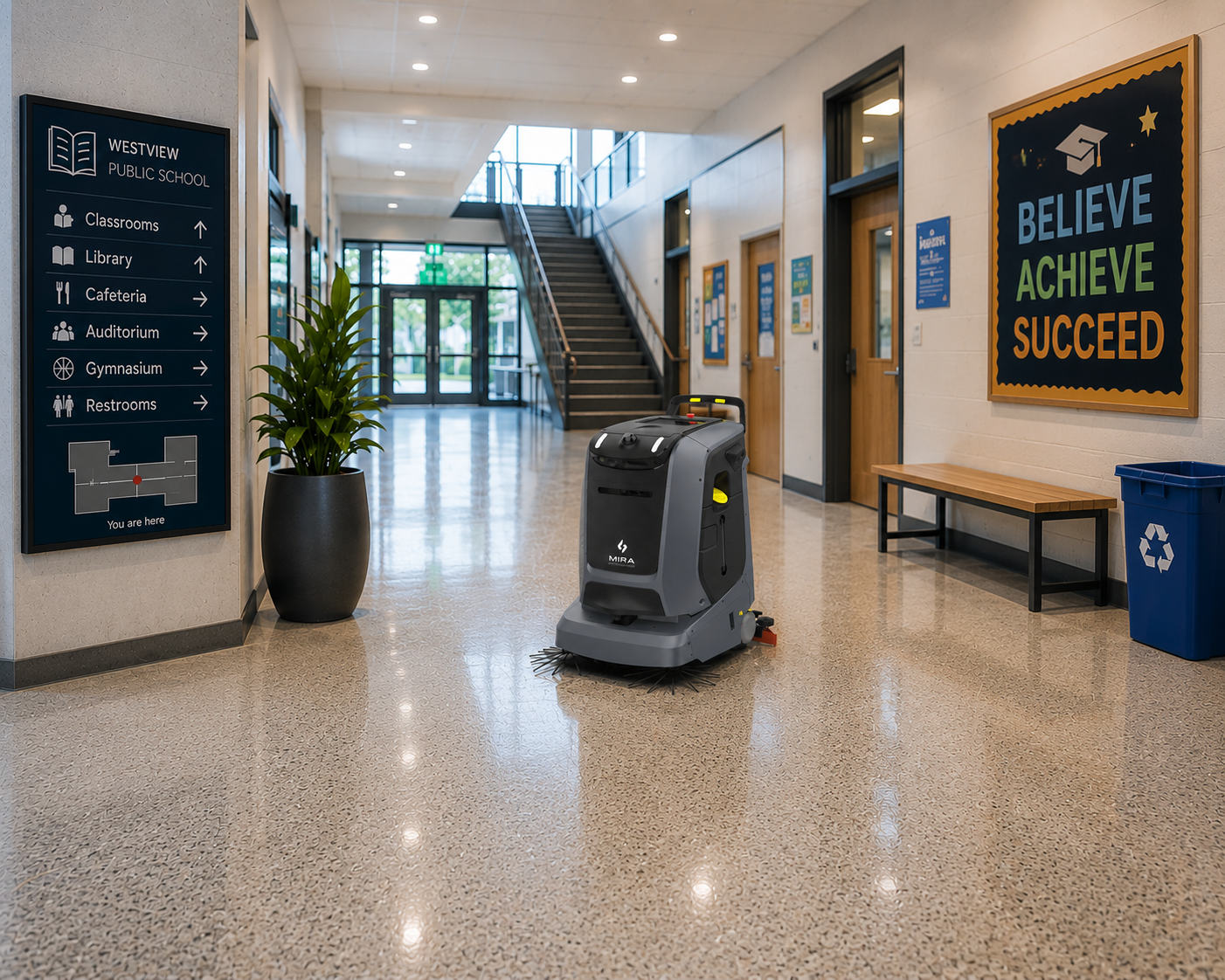 Schulen & Öffentliche Bereiche Gausium Mira